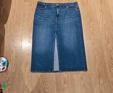Long Denim skirt