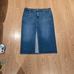 Long Denim skirt