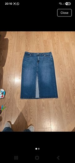 Long Denim skirt