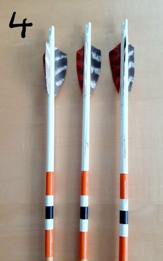 Vintage quiver with arrows