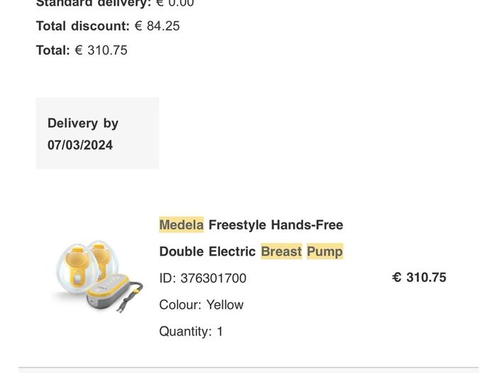 Medela Freestyle Hands-Free Double Electric Wearable Breast Pump
