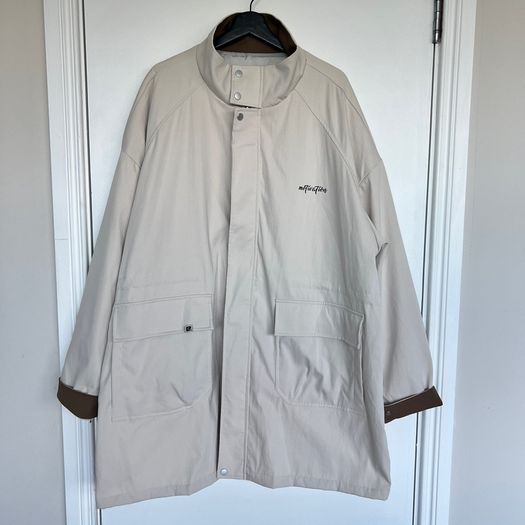 NEW Mens 9XL Cream Oversized Utility Jacket