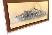 Vintage framed print