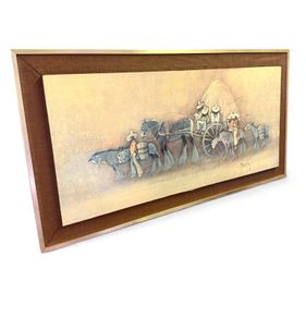 Vintage framed print