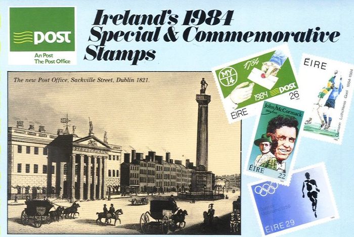 1984 Ireland Stamp Year Pack MNH. See scan for stamps included. All stamps Mint Never Hinged.