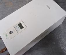 solar cylinder and air to water heat pump