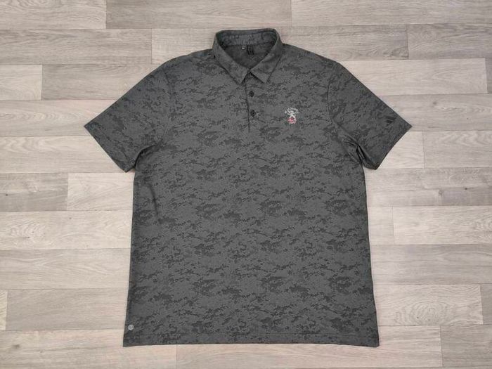 Adidas Golf Patterned Polo Shirt Mens XL