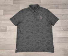 Adidas Golf Patterned Polo Shirt Mens XL