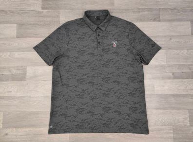 Adidas Golf Patterned Polo Shirt Mens XL