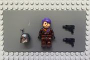 lego Star Wars sw1302 Sabine Wren minifigure- Dark Brown Armor, Helmet