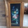 Antique mirror with 2 pictures Image 7