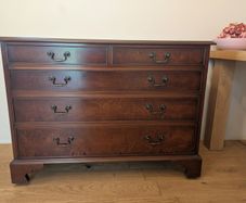 Antique Burr Walnut Chest of Drawers