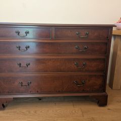 Antique Burr Walnut Chest of Drawers