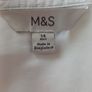 M & S Ladies White Shirt Size 14 Image 3