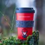 Heybico - Red Bollen Hat - Sustainable Travel Cup Image 2
