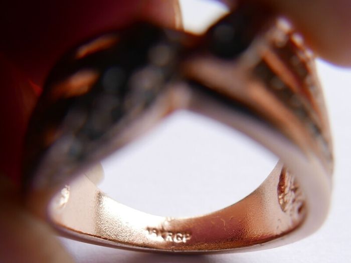 Vintage 18K GP Gold Plated Ring size K