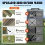 Pop Up Gazebo Tent, Pop-Up Screen Tent 6 Sided Canopy Sun Shelter with 6 Removable Privacy Wind Cloths & Mesh Windows, 10x10FT Quick Set Screen Tent with Mosquito Netting, Army Green Image 4