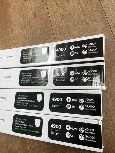 4lite Advantage Twin 5ft/1500mm LED IP20 Batten