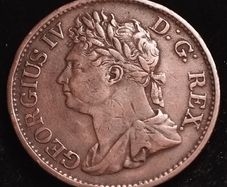 #770 - Hibernia - Ireland - 1822 - Half Penny