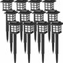 Solar Pathway Lights Outdoor, 12 Pack Solar Lights Outdoor,Solar Garden Lights,Solar Walkway Lights Image 2
