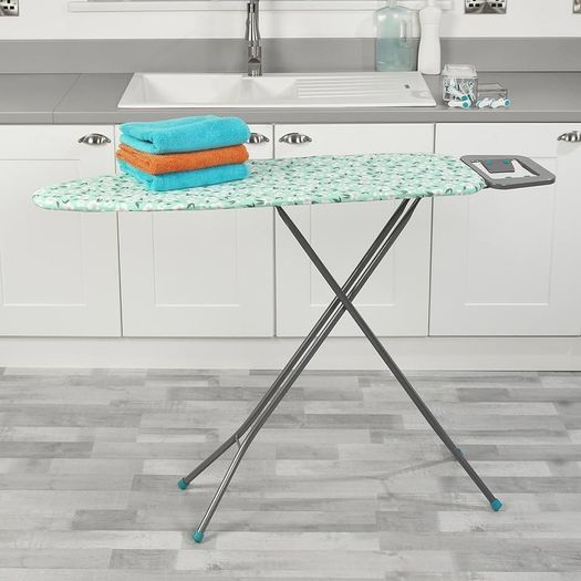 NEW SALE | Folding Ironing Board - Collapsible Ironing Table, 7 Variable Heights, Lightweight and Compact, Suitable for Left & Right-Handed Use, Adjustable Iron Rest