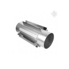 Heat-resistant Metal Radiator For Stove Fireplace Ribbed Pipe 180 Mm/0.8 Mm