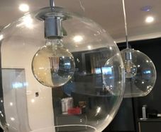 Kitchen Pendant Light X 2 & Bulbs