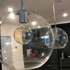 Kitchen Pendant Light X 2 & Bulbs