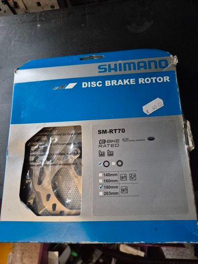 rt70 180mm centrelock disc rotor