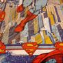 vintage Superman DC bed cover Image 3
