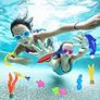27pcs Swimming Pool Toys Diving Pool Toys Set, Diving Toys with Cute Animal Water Pistol, Underwater Diving Game Kit Treasures Training Toys With Storage Bag (FREE SHIPPING) Image 7