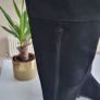OFFICE black suede Over the Knee (OTK) high boots Sz 7 (Fit 7-8UK) - Rrp 150 (New) Image 3