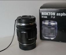 Voigtlander Nokton 35mm 1.2 + optional Metabones RF adapter