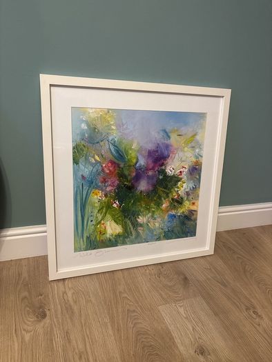 Vera Gaffney framed print - hand signed 30x 30 inch