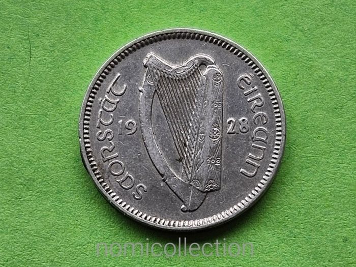 Ireland 1928 year 3 Pence.