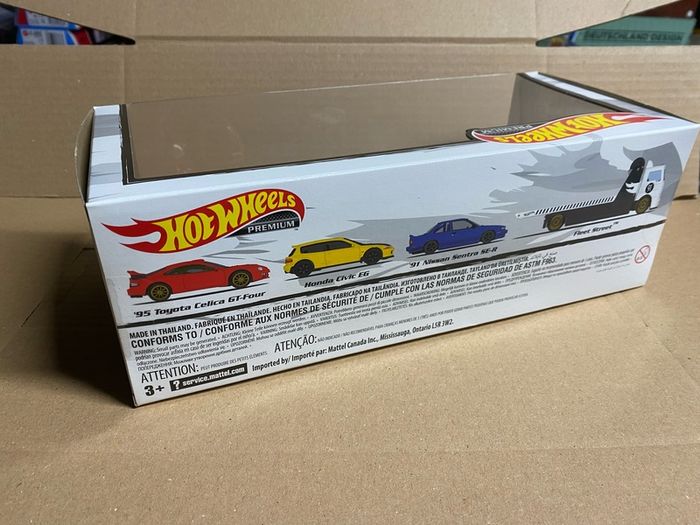 Hot Wheels Premium "Fleet Street" Japanese Tuners Collectors Set