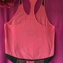 Top Victoria secrets pink medium racer back sportswear top Image 4