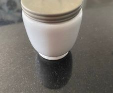 Royal Worcester crown wear plain white egg coddler
