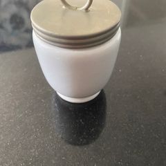 Royal Worcester crown wear plain white egg coddler