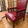 4 Vintage Wooden Chairs Image 2