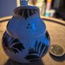 Vintage Miniature Floral Holland Handpainted Pitcher Vase Image 3