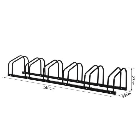 6-Bike Floor Parking Stand Parking Rack (FREE SHIPPING)