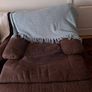 Faux Suede Couch And Armchair Free Image 7