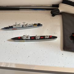 matchbox sea kings k302 corvett  k308 destroyer 1976