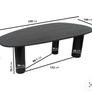 Organic Pebble Shape Dining Table - seats 6 Image 2