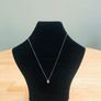 9ct White Gold Diamond Pendant & Chain Image 5
