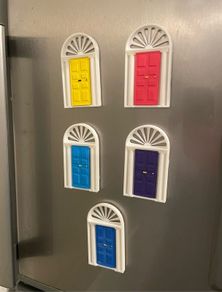 Georgian Door fridge magnets