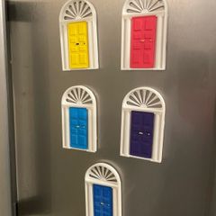 Georgian Door fridge magnets
