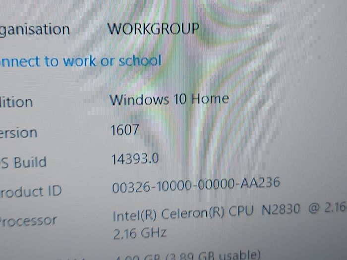 Toshiba Satellite C50-B-14D, Intel Celeron CPU N2830 2.1GHz, 4GB Ramm, 500GB HDD, Windows 10, Microsoft Edge, Chrome