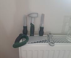 Plastic toy tools